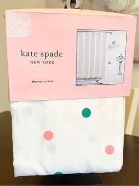 Kate Spade Shower Curtain Bakery Dot